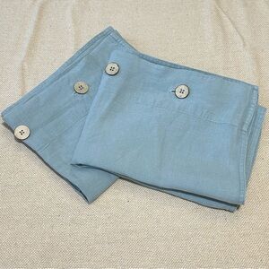 Everly Sage Green French Linen King Pillowcases